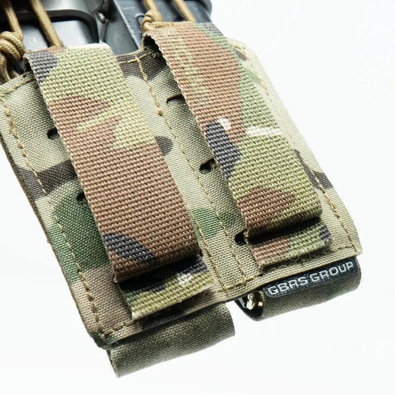 GBRS Double Pistol Mag Pouch w/ Bungee Retention Accessory Pouch GBRS Group