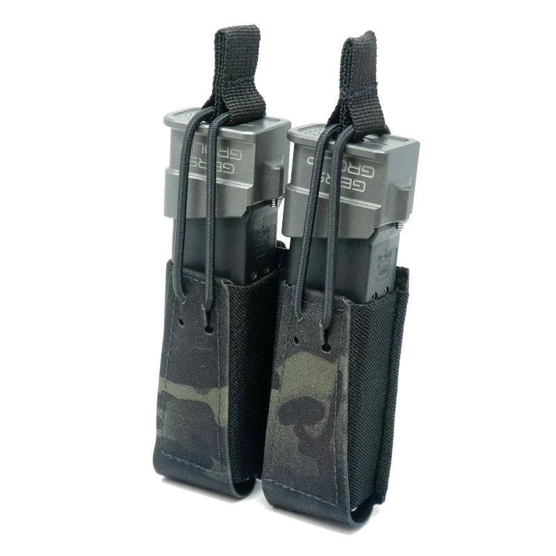 GBRS Double Pistol Mag Pouch w/ Bungee Retention