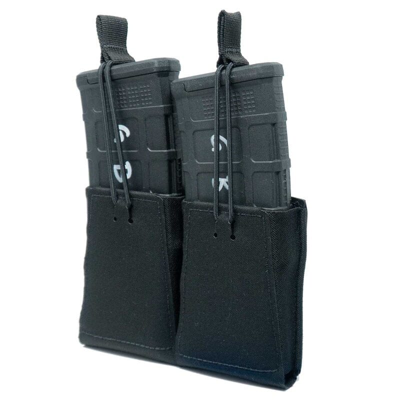 GBRS Double Rifle Mag Pouch w/ Bungee Retention Accessory Pouch GBRS Group Black