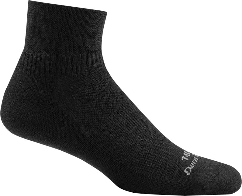 Darn Tough Quarter Sock Light Socks Darn Tough Vermont Black Small